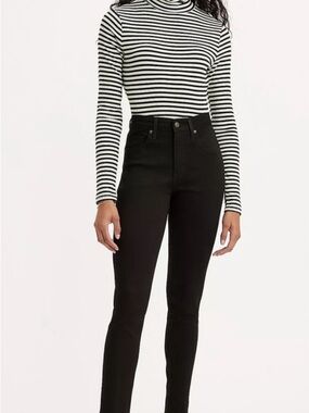 Levi's Black High-Rise Skinny Jeans
